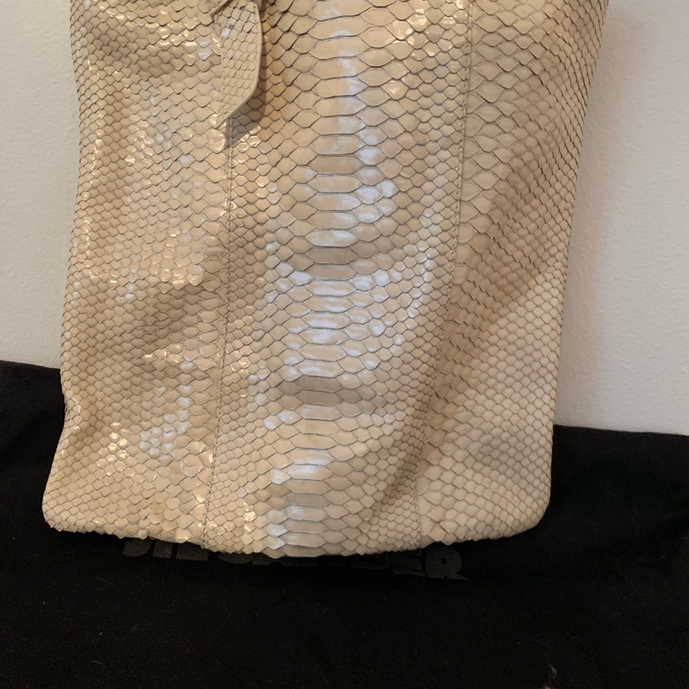 Ivory Python Jil Sander Mini Tote - image 2